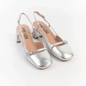 BIBI LOU - Sling Back 676Z12- Plata Silver