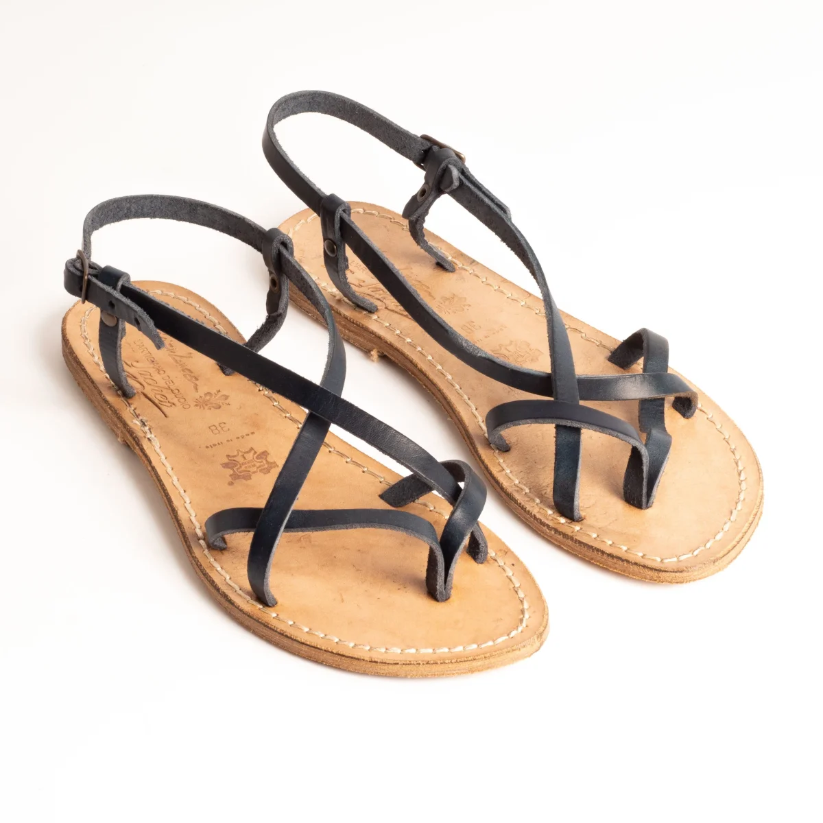 SACHET - Sandali bassi Infradito - 537 - Blu Scuro - immagine 2