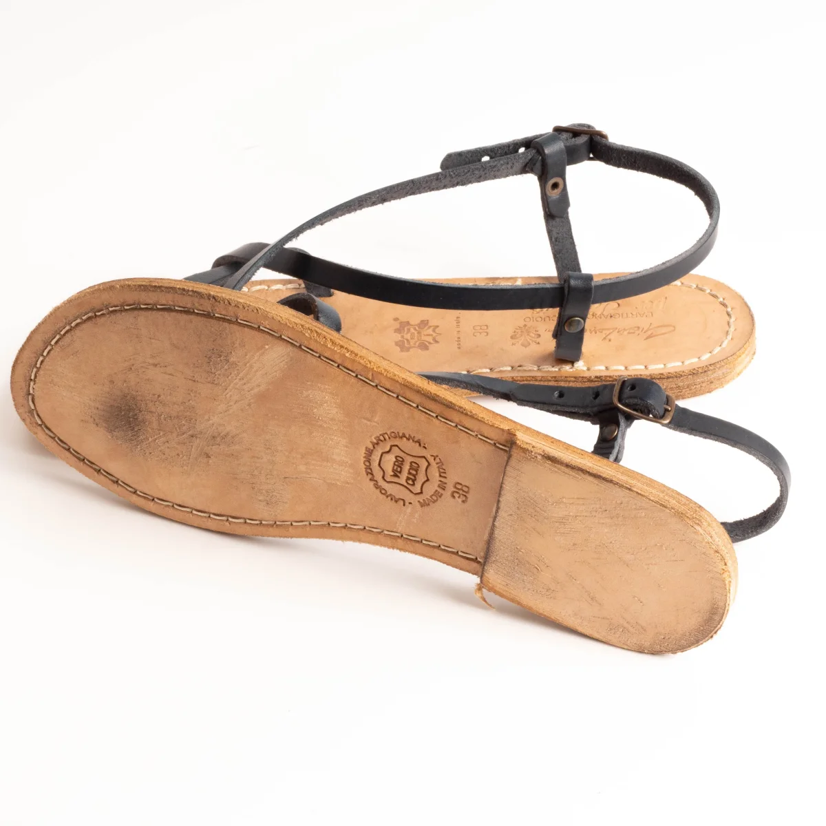 SACHET - Sandali bassi Infradito - 537 - Blu Scuro - immagine 3