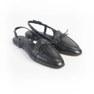 POMME D'OR - Sling Back 1233 - Pelle Nero