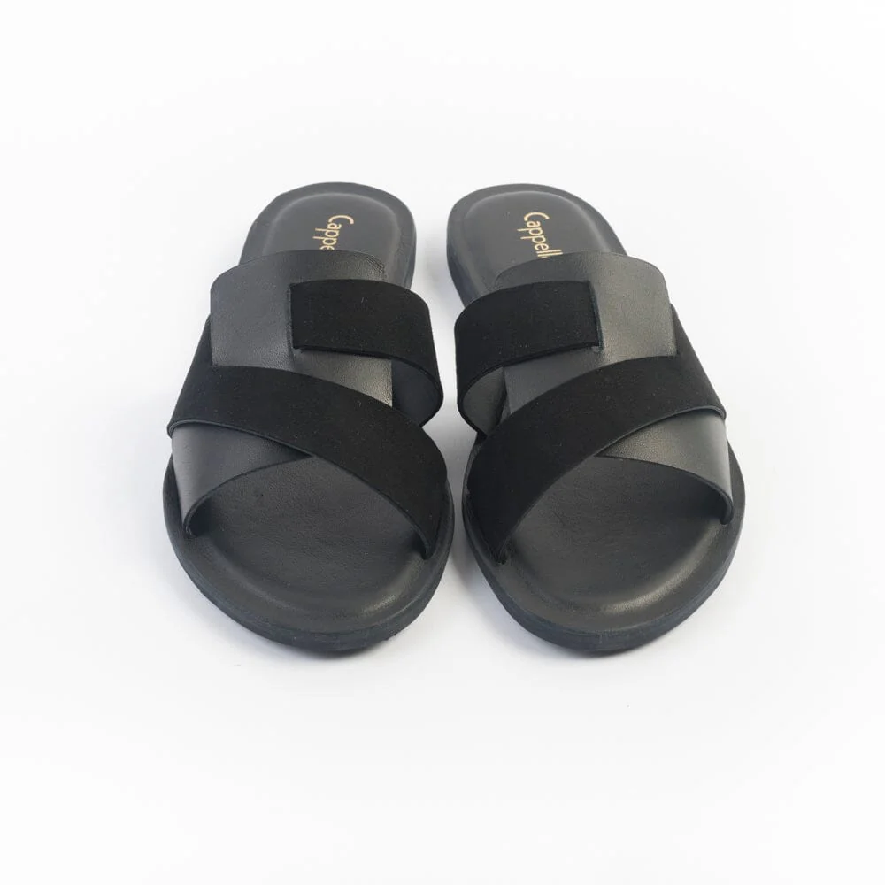 CappellettoShop - Sandali Bassi - 501 - Vitello Nero - immagine 3