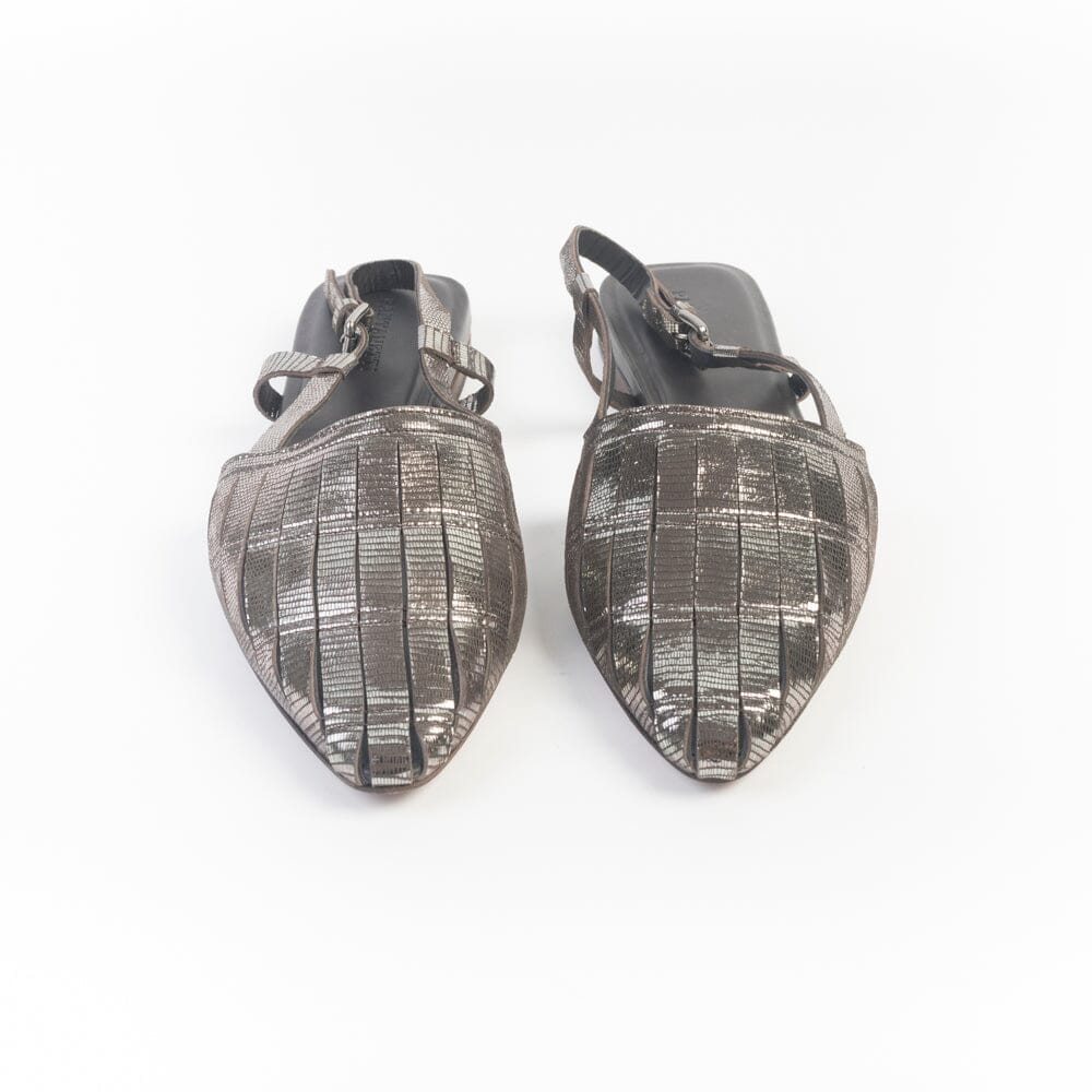 PANTANETTI - Sling Back 19795 - Wips Caffè laminato - immagine 3