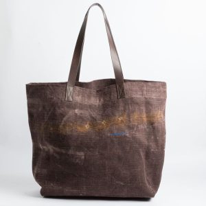 SACHET - Borsa a spalla - 485 - Tessuto Testa di Moro vintage