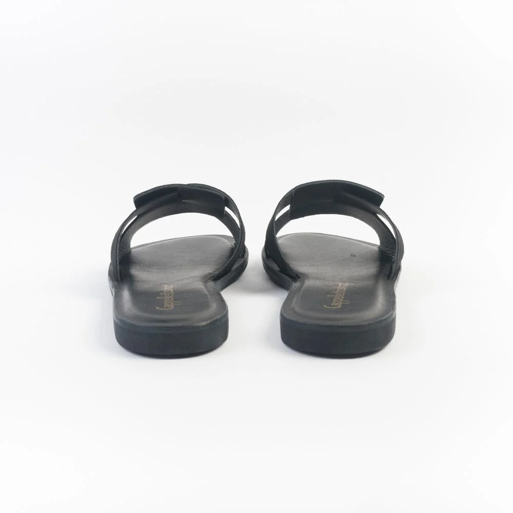 CappellettoShop - Sandali Bassi - 501 - Vitello Nero - immagine 5