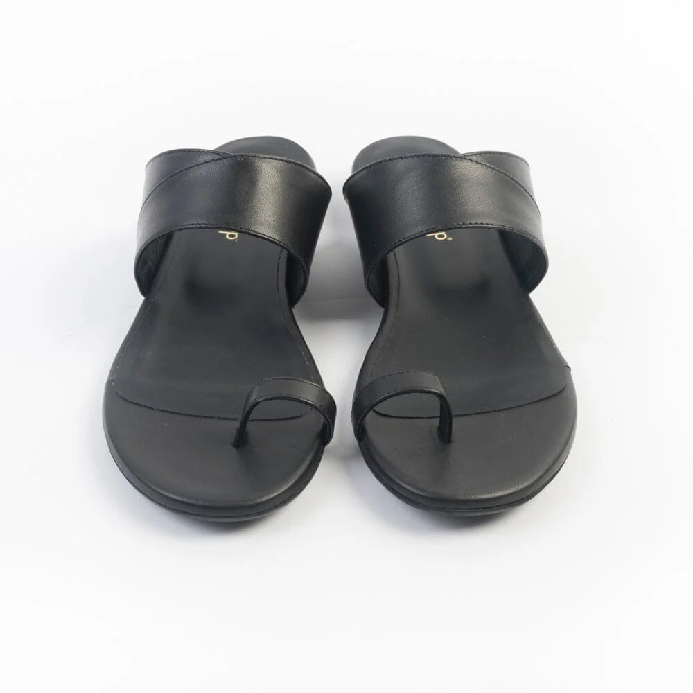 CappellettoShop - Sandali Bassi - 504 - Infradito - Nero - immagine 3