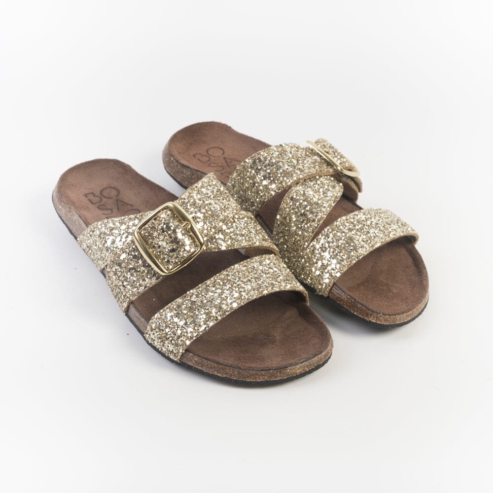 BOSABO - Sandali bassi - 486 - Glitter Gold