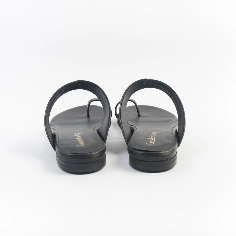 CappellettoShop - Sandali Bassi - 504 - Infradito - Nero - immagine 5