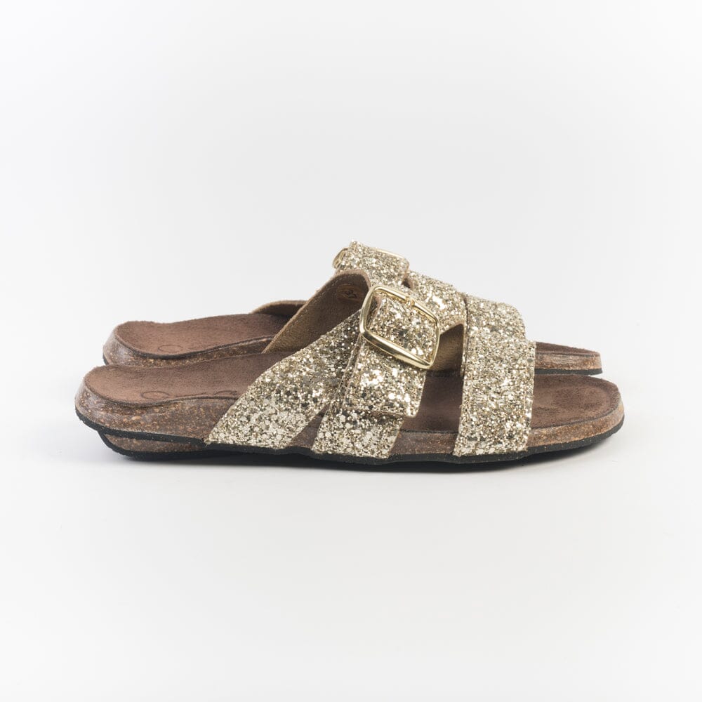 BOSABO - Sandali bassi - 486 - Glitter Gold - immagine 4