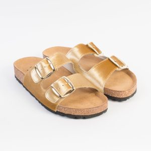ARGILLA - Sandali Bassi - OSAKA - Velluto Gold