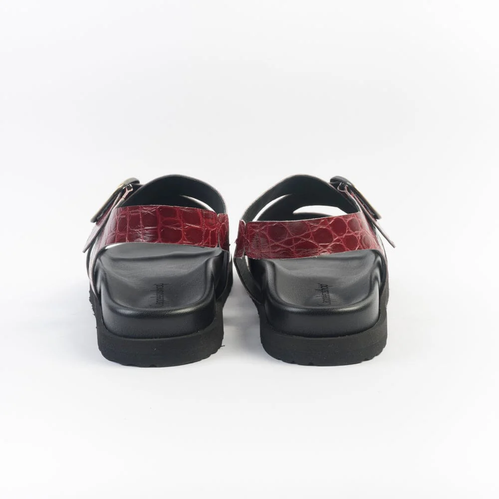 CappellettoShop - Sandali Bassi - 214 - Cocco Rosso - immagine 5