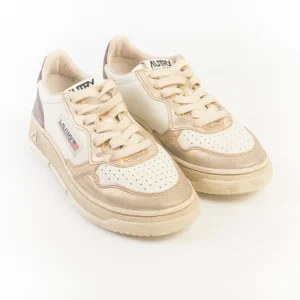 AUTRY -  AVLW MT04 - Sneakers  - Vintage Edition - Platino viola