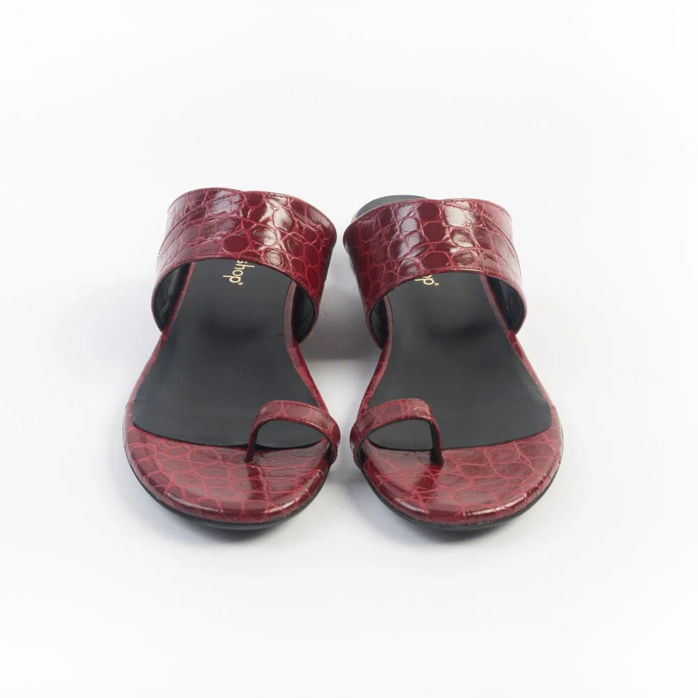 CappellettoShop - Sandali Bassi - 504 - Infradito - Rosso - immagine 5