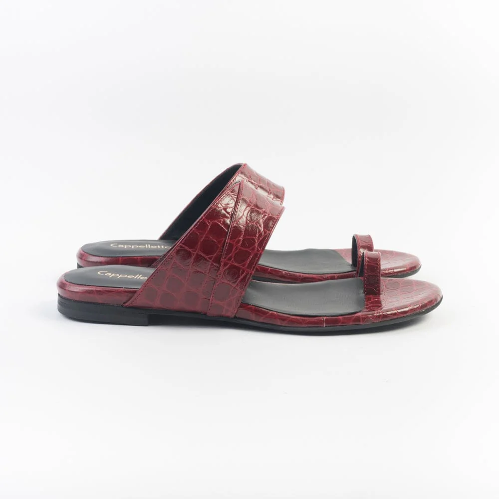 CappellettoShop - Sandali Bassi - 504 - Infradito - Rosso - immagine 6