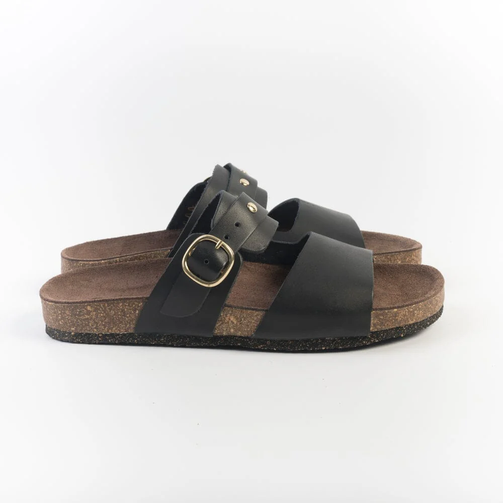 BOSABO - Sandali bassi - 497 - Vacchetta Nero - immagine 4