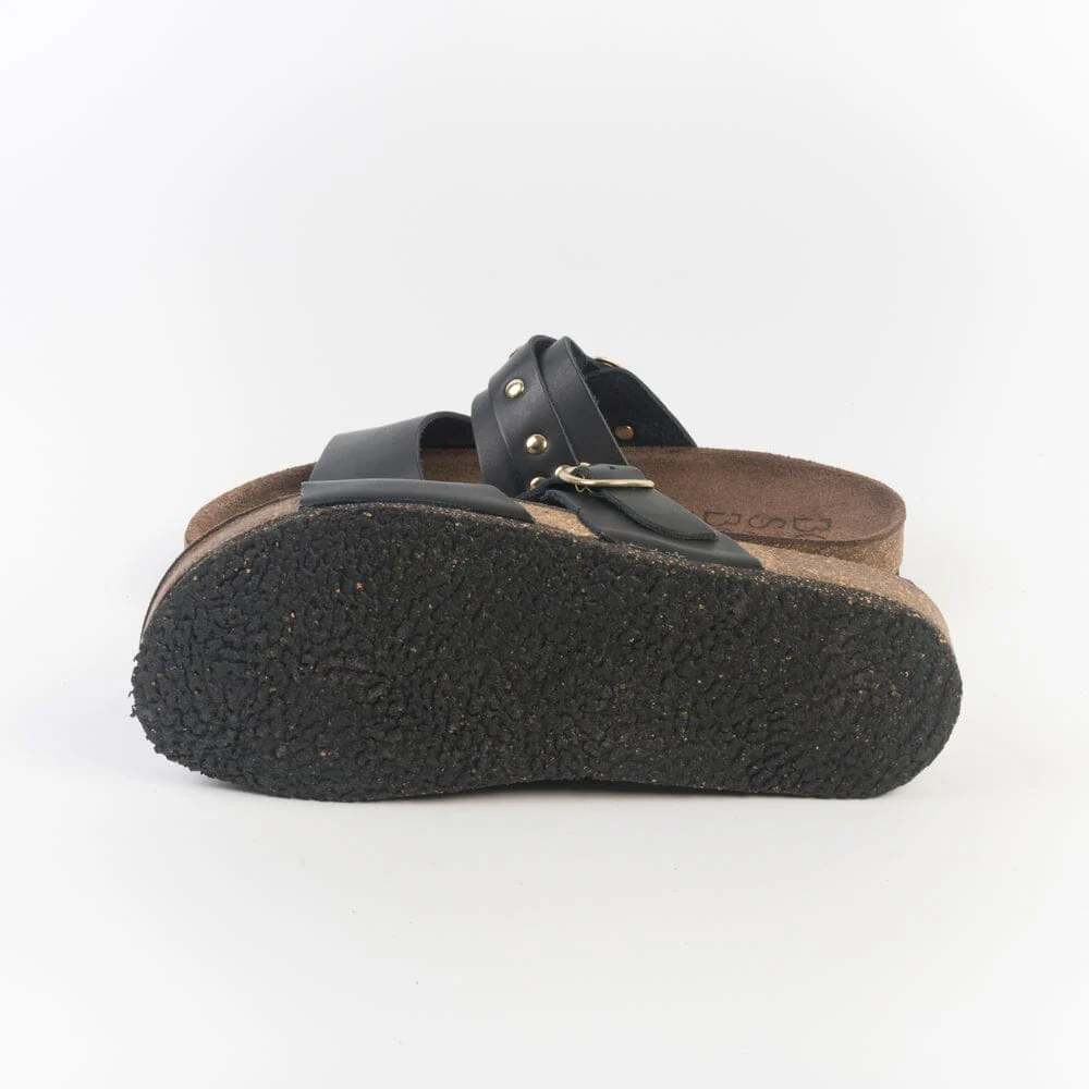 BOSABO - Sandali bassi - 497 - Vacchetta Nero - immagine 5