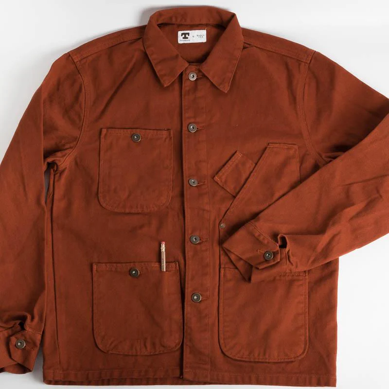 TELLASON - Coverall Jacket - Dyed Orange - immagine 4