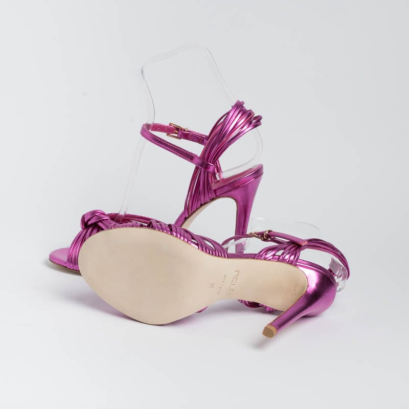 NCUB - Sandali con Tacco - Sole 20 - Laminato Fucsia - immagine 7