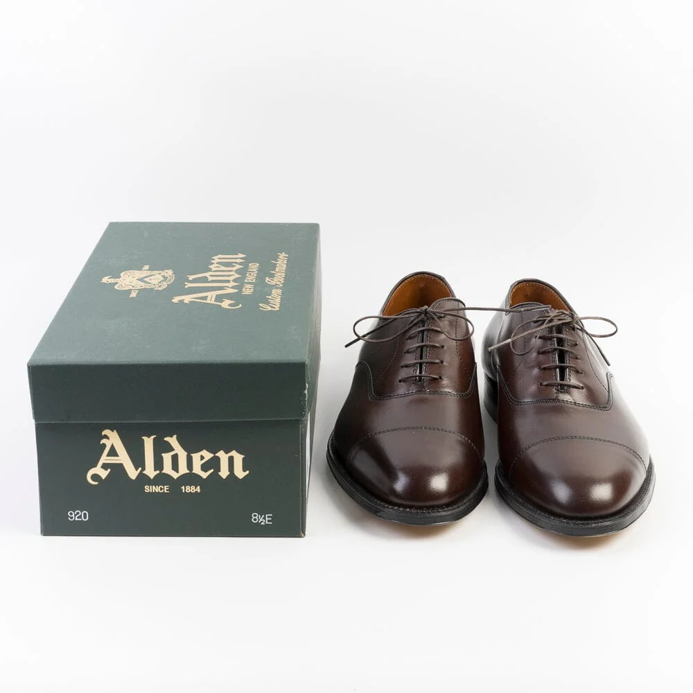 ALDEN - 920 - Francesina - Vitello Puntale - Marrone - immagine 3