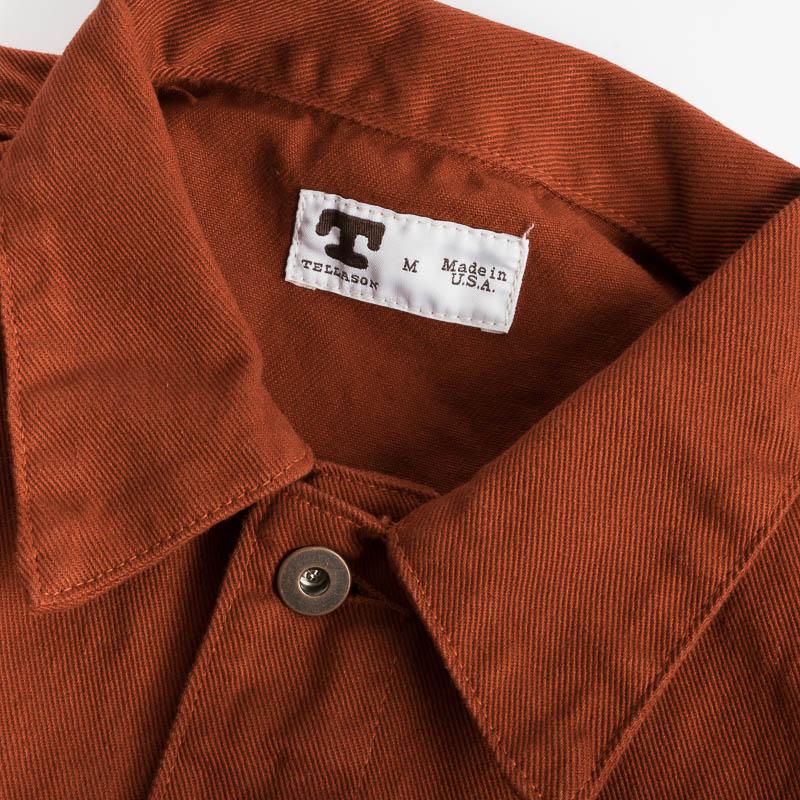 TELLASON - Coverall Jacket - Dyed Orange - immagine 6