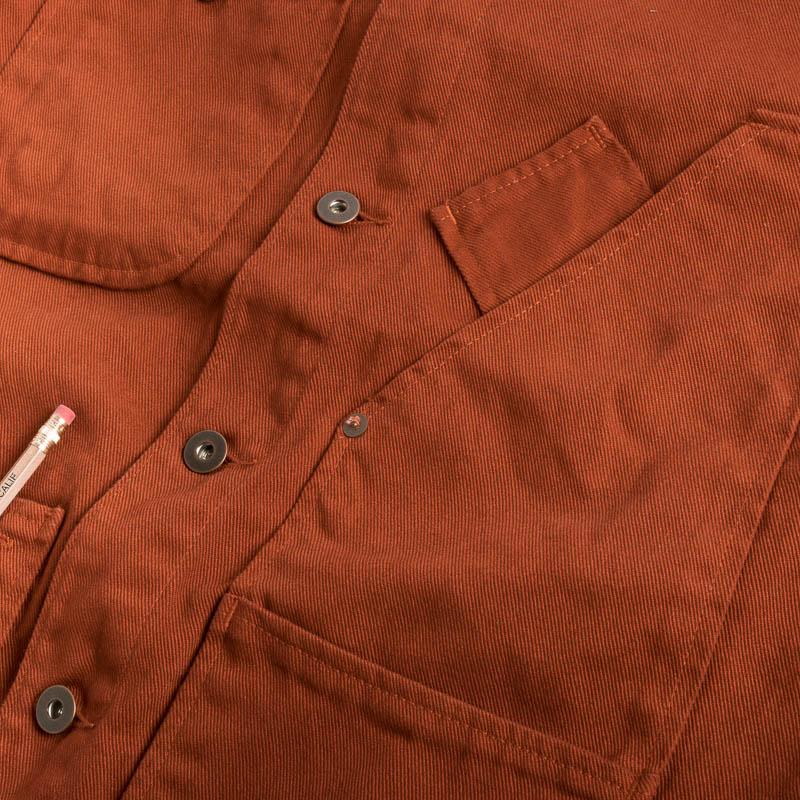 TELLASON - Coverall Jacket - Dyed Orange - immagine 8