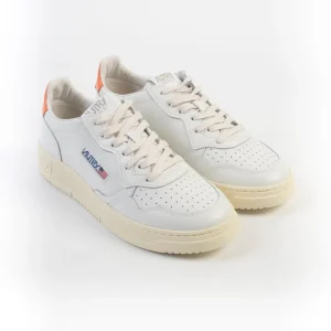 AUTRY - Sneakers Low Man - AULM LL26 - Bianco arancione