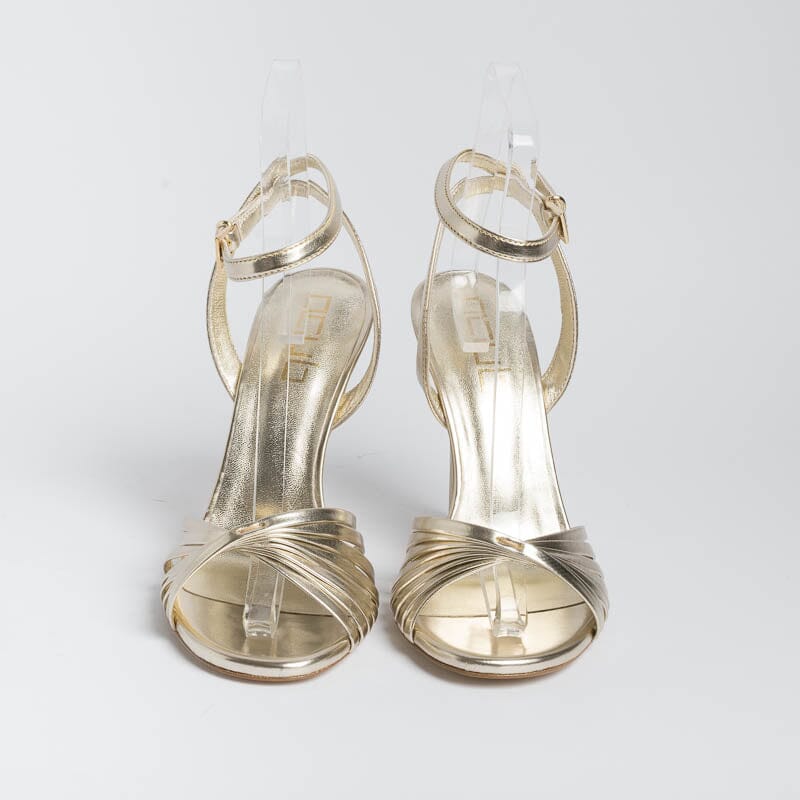 NCUB - Sandali con Tacco - Sole 19 - Laminato Platino - immagine 3