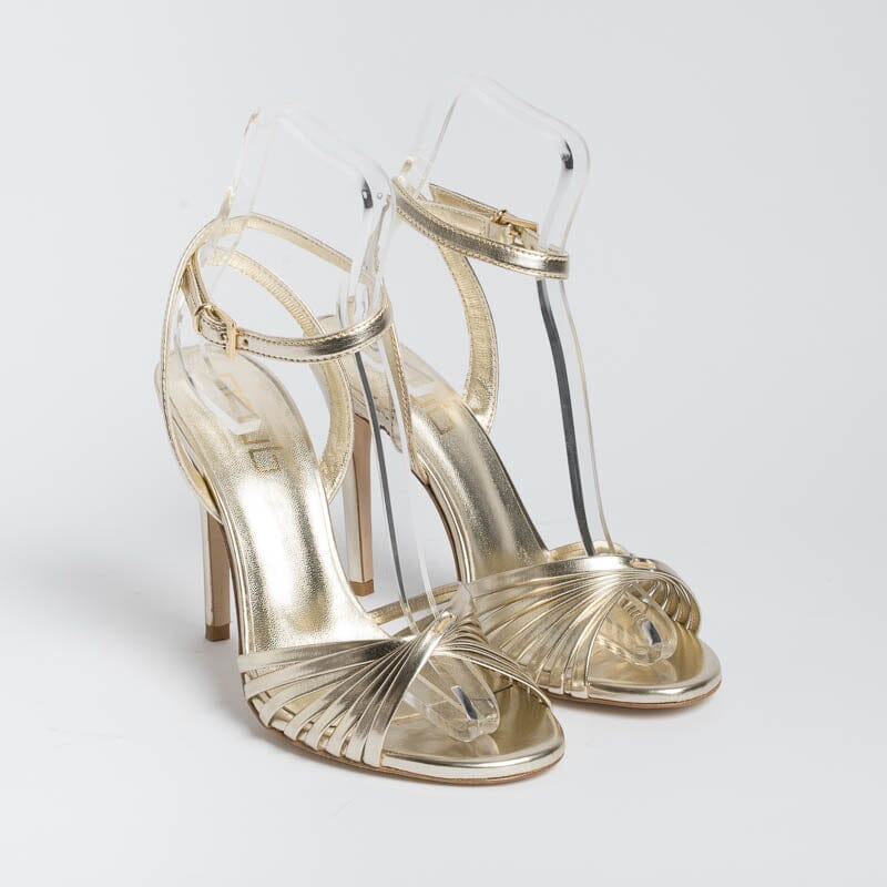 NCUB - Sandali con Tacco - Sole 19 - Laminato Platino - immagine 2