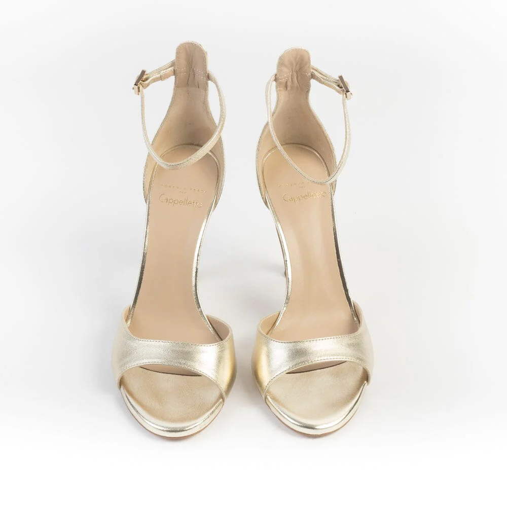 ROBERTO FESTA - Sandali con Tacco June - Platino - immagine 3