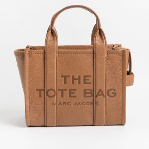 MARC JACOBS  - H009L01SP21-212 - The Leather Small Tote Bag - Argan Oil