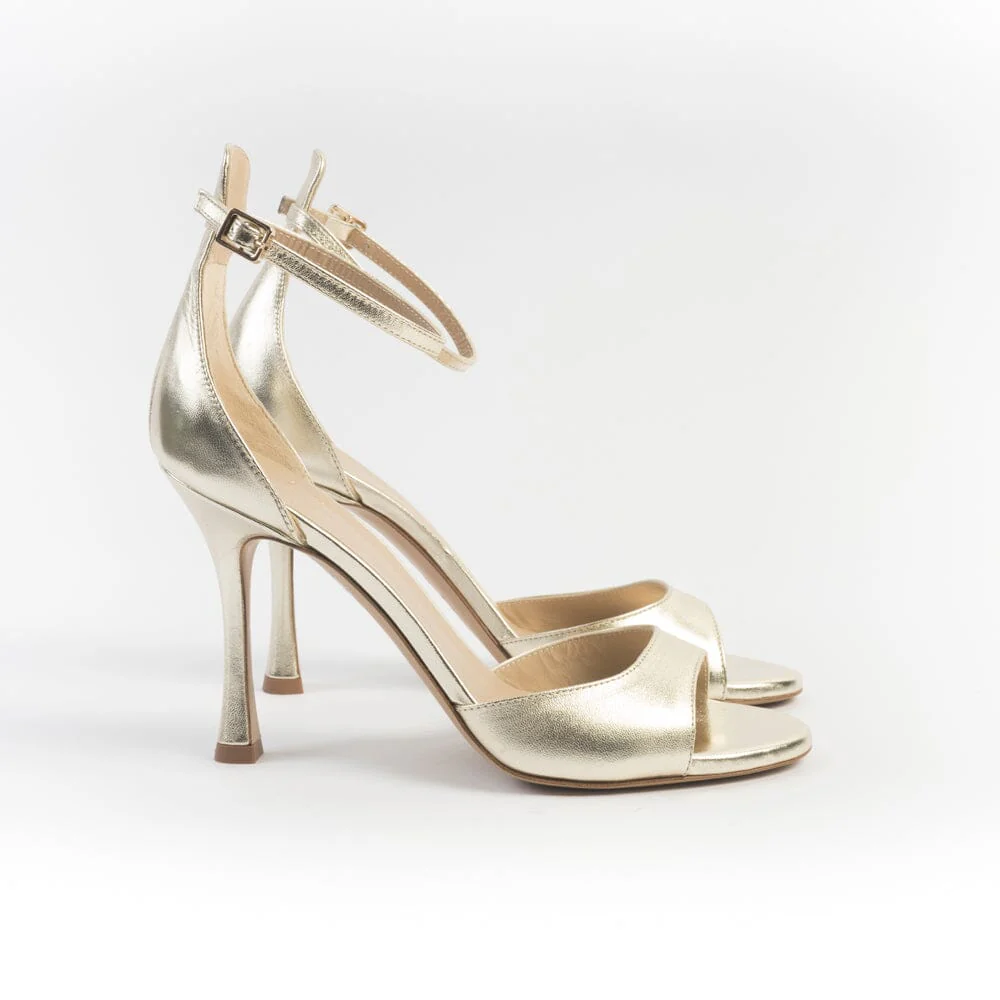 ROBERTO FESTA - Sandali con Tacco June - Platino - immagine 4