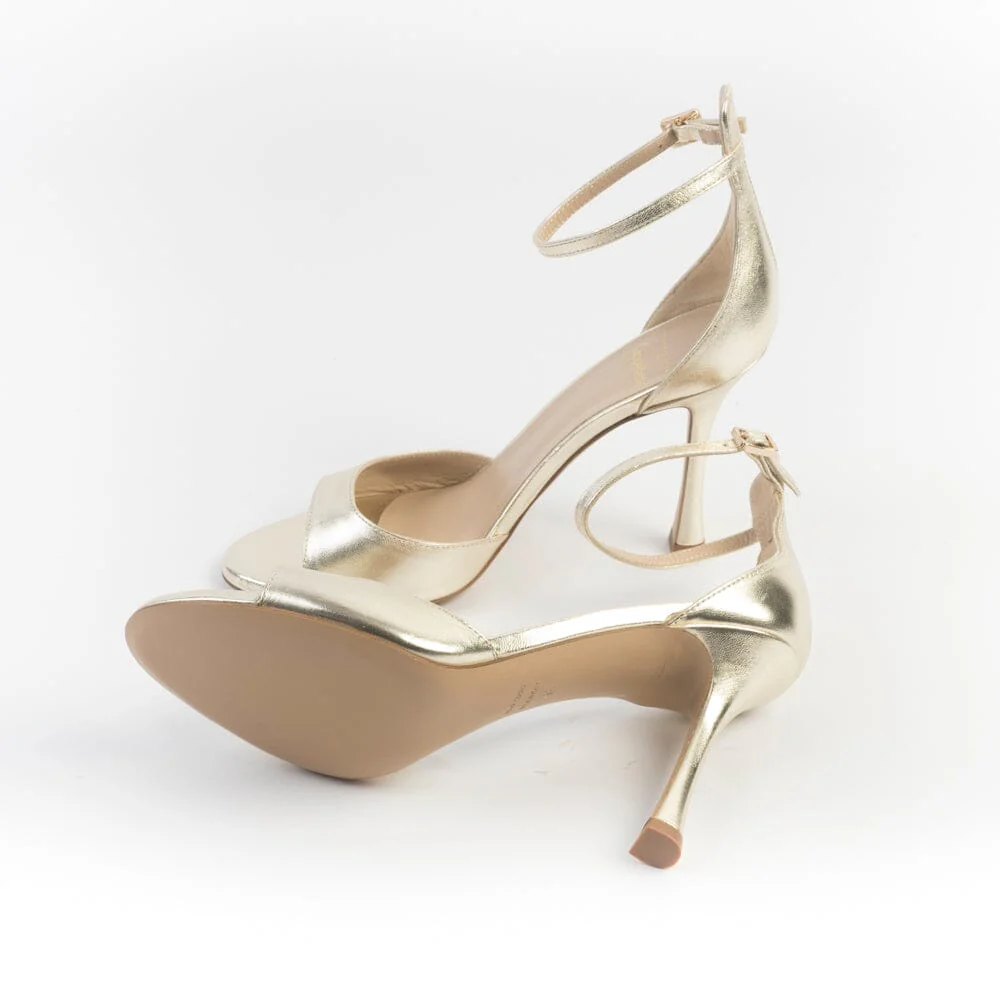 ROBERTO FESTA - Sandali con Tacco June - Platino - immagine 6