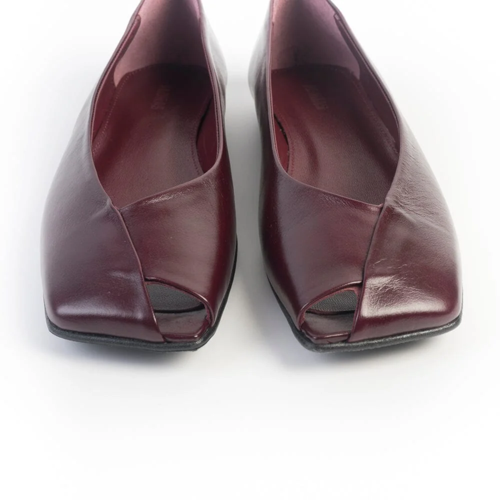ALOHAS - Ballerina Katia - Pelle Burgundy - immagine 3