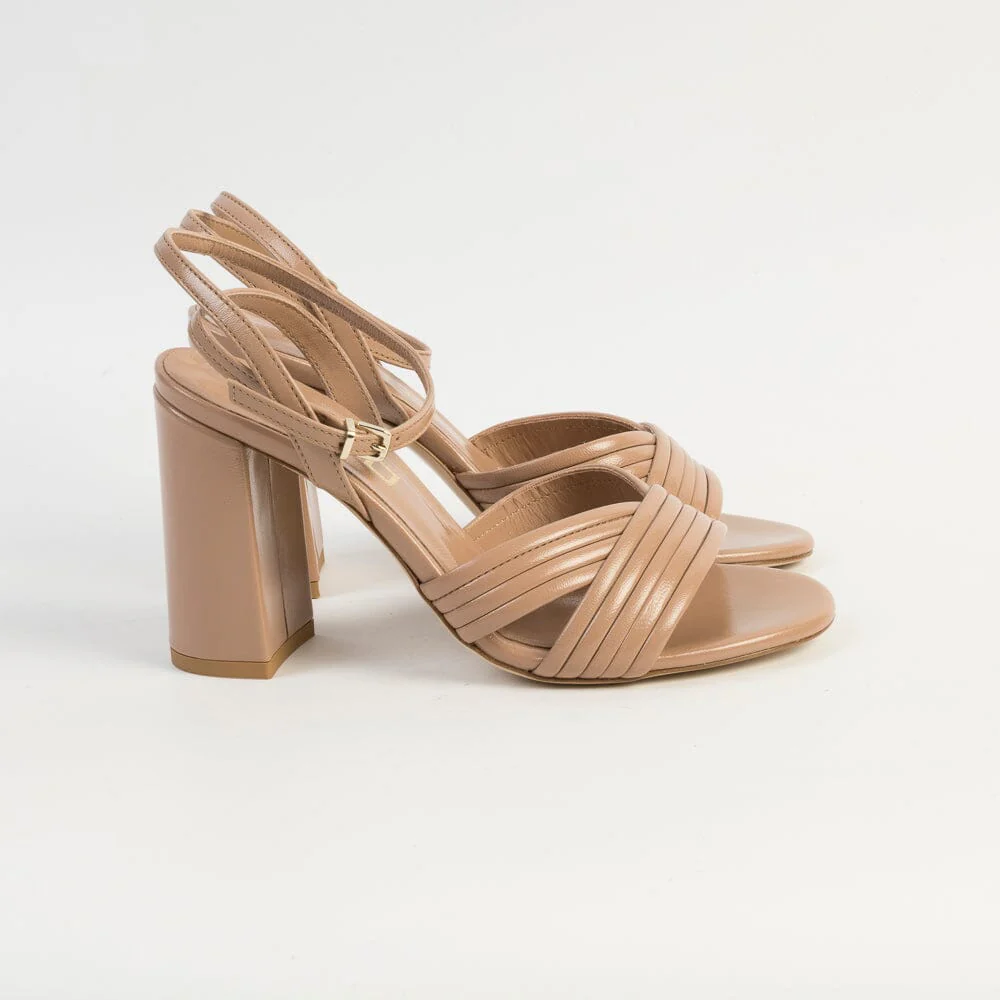 NCUB - Sandali con Tacco - FENTY92 - Pelle Torrone Naturale - immagine 5