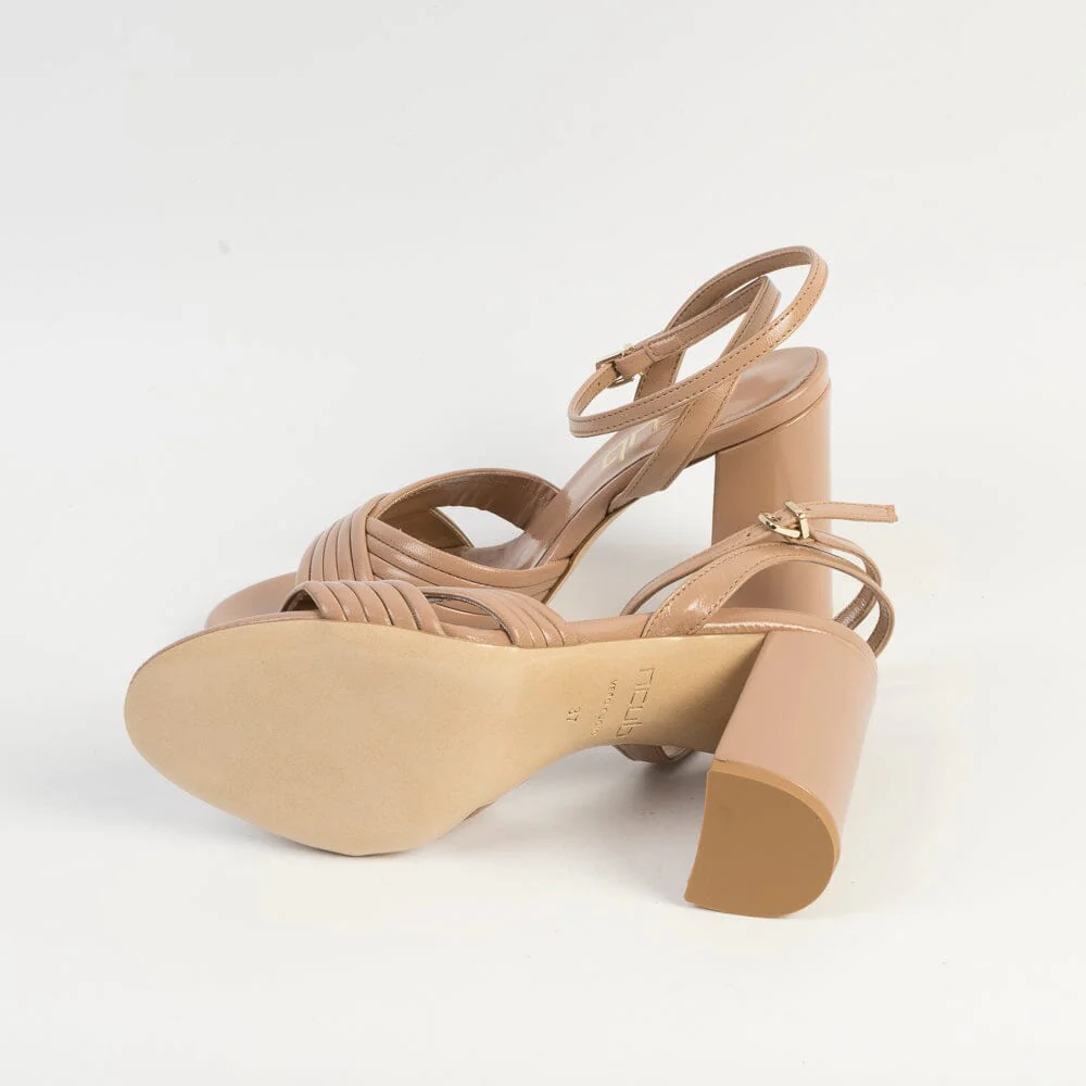 NCUB - Sandali con Tacco - FENTY92 - Pelle Torrone Naturale - immagine 7