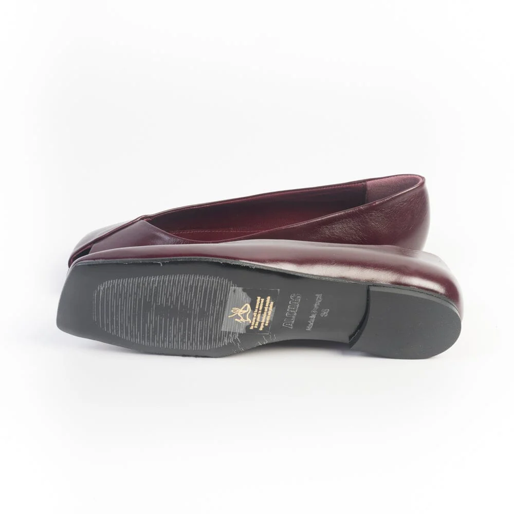 ALOHAS - Ballerina Katia - Pelle Burgundy - immagine 7