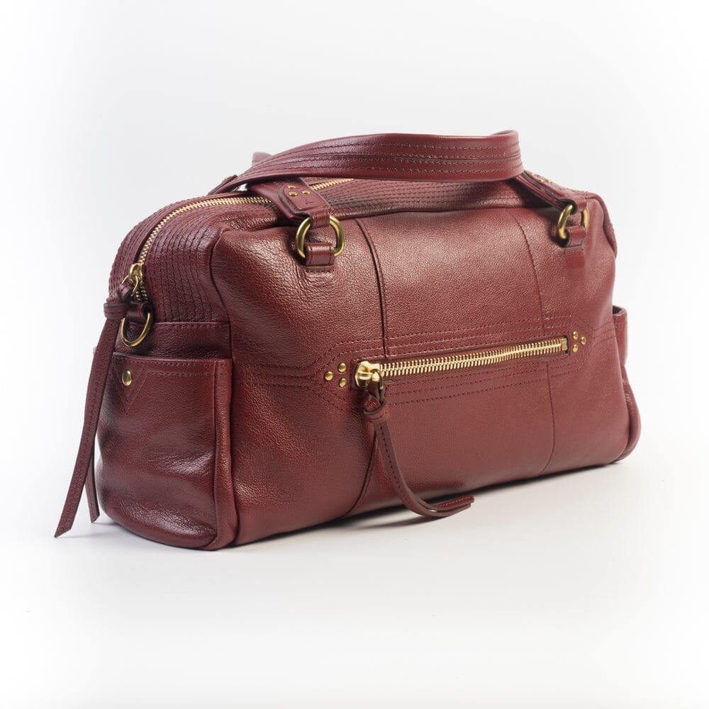 JEROME DREYFUSS - Borsa a Mano - Lucky Bowling - Acajou bordeaux - immagine 3