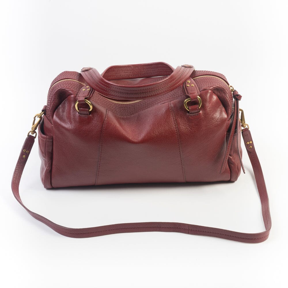 JEROME DREYFUSS - Borsa a Mano - Lucky Bowling - Acajou bordeaux - immagine 4