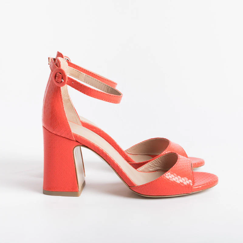 CappellettoShop - Sandali con Tacco - Kaila2 - Amazzonia Rosso - immagine 4