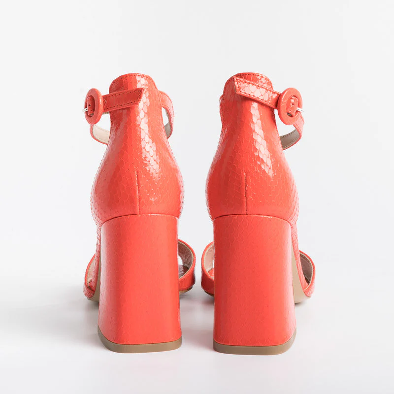 CappellettoShop - Sandali con Tacco - Kaila2 - Amazzonia Rosso - immagine 5