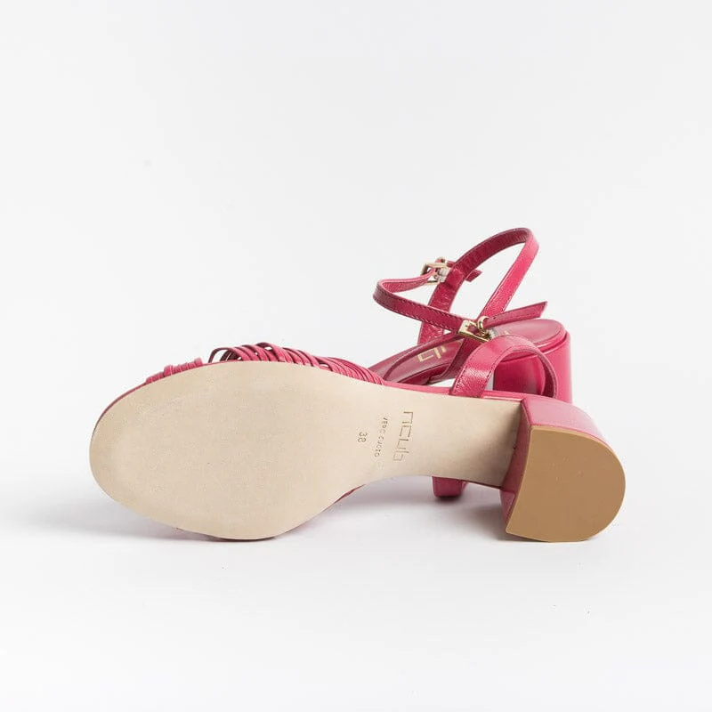 NCUB - Sandali con Tacco - Stefy 64 - Crepe Fucsia - immagine 6