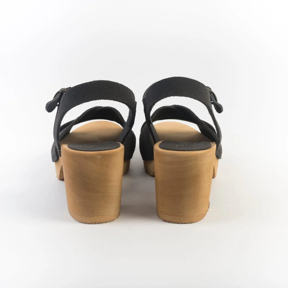 BOSABO - Sandali con Tacco- 457 - Camoscio Moka - immagine 5