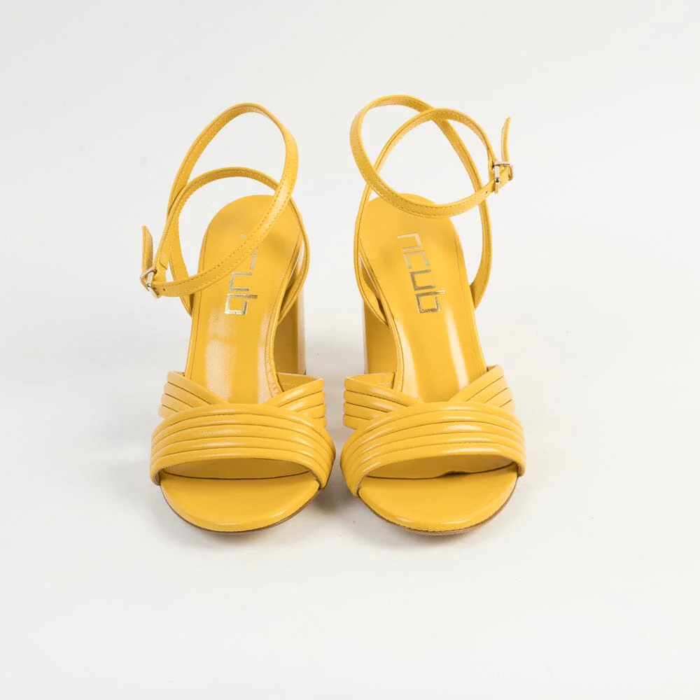 NCUB - Sandali con Tacco - FENTY92 - Pelle Giallo - immagine 4
