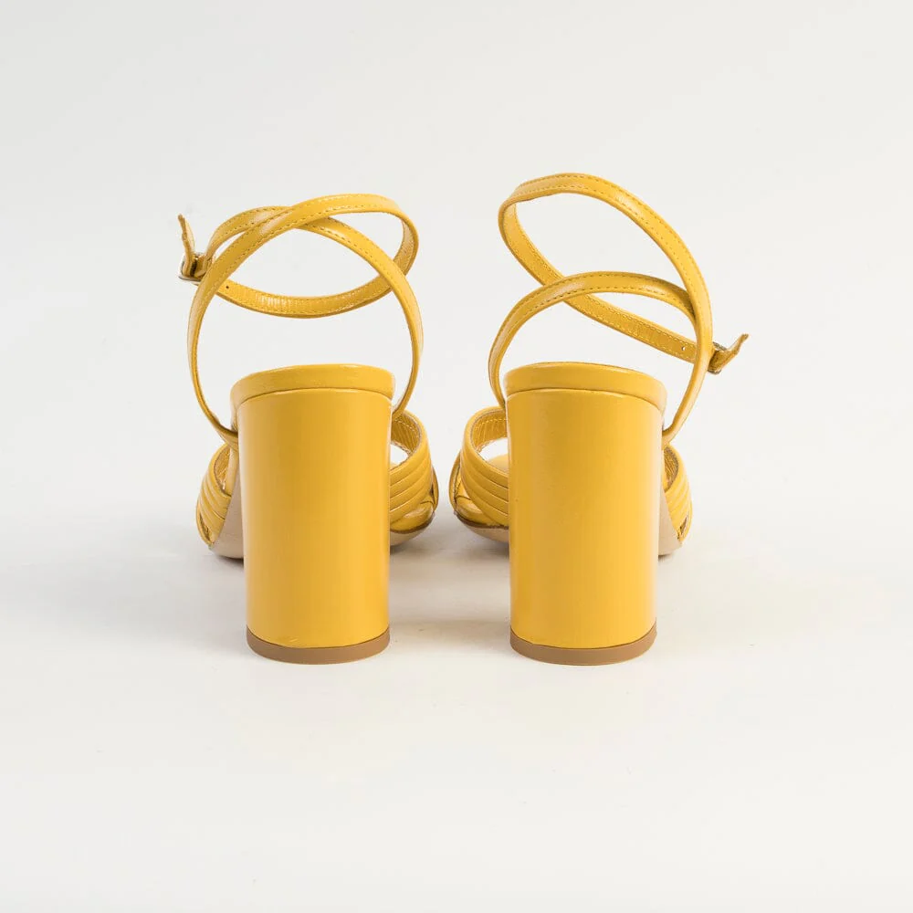 NCUB - Sandali con Tacco - FENTY92 - Pelle Giallo - immagine 6