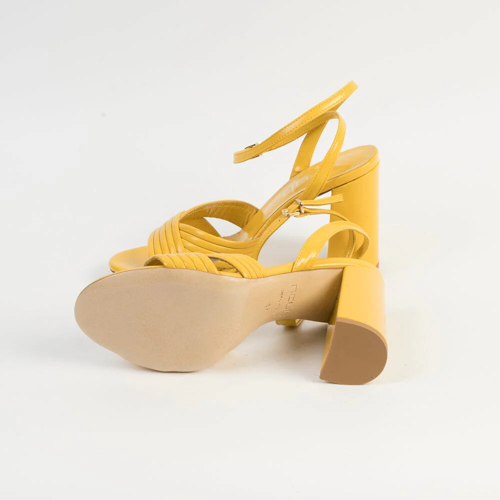 NCUB - Sandali con Tacco - FENTY92 - Pelle Giallo - immagine 7