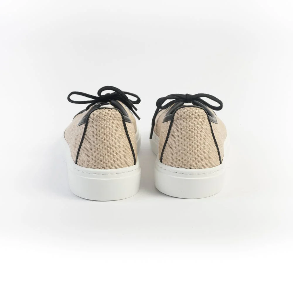 HENDERSON - Sneakers - CANDY - Raffia Beige Nero - immagine 5