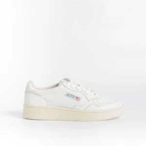 AUTRY AULM GG04 - LOW MAN ALL GOAT - Bianco Capra