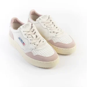AUTRY - AULW GS36 - Sneakers - LOW WOM Goat - Bianco Rosa