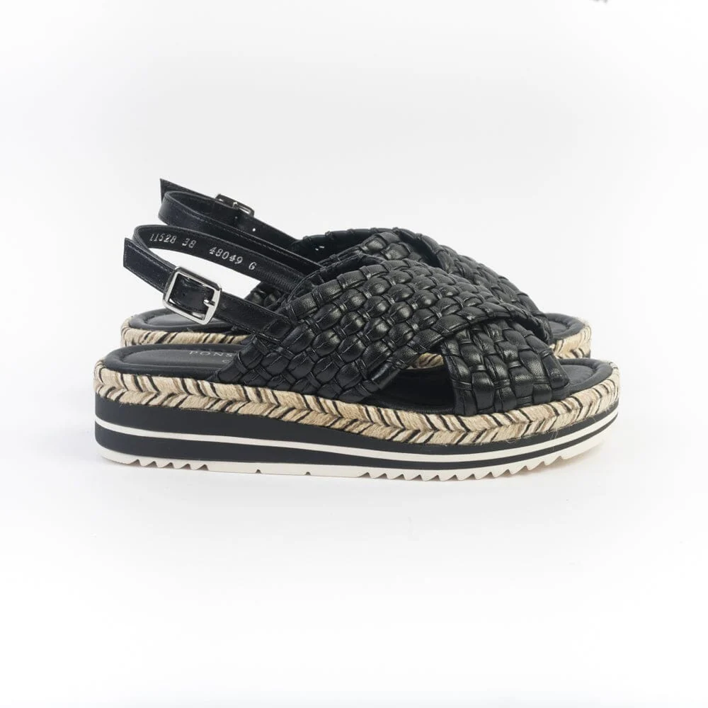 PONS QUINTANA - Sandali Zeppa - MILAN 11528 - Nero - immagine 6