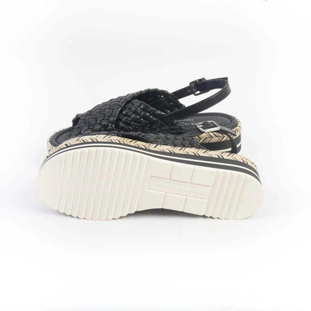 PONS QUINTANA - Sandali Zeppa - MILAN 11528 - Nero - immagine 9