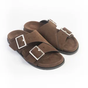 ALOHAS - Sandalo Alba - Camoscio Marrone